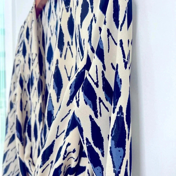 Vici Blue & Cream Dress - Picture 4 of 9